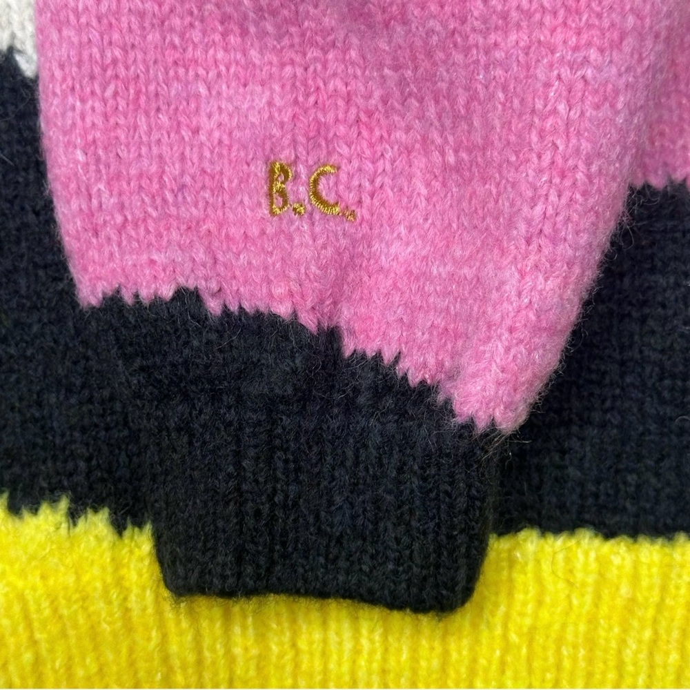 Bobo Choses Multi‎ Color Block Knitted Sweater - Picture 3 of 4